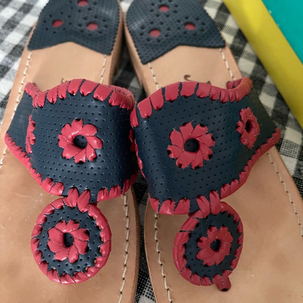 EUC Jack Rogers leather sandals, size 7 - Picture 2 of 3